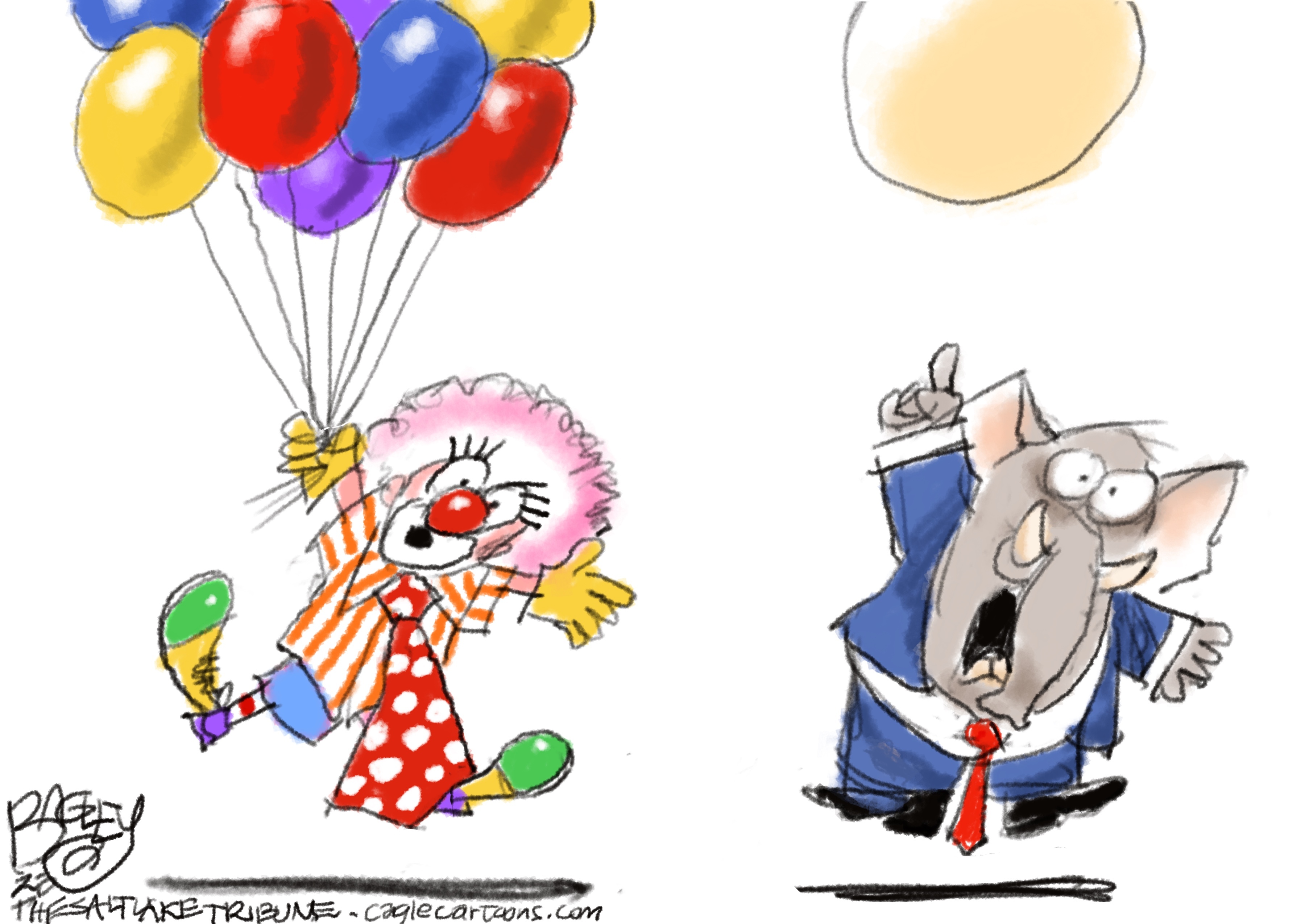 Political cartoon