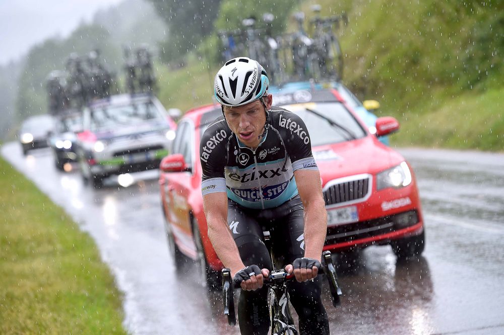 Tony Martin on the attack during stage 6.