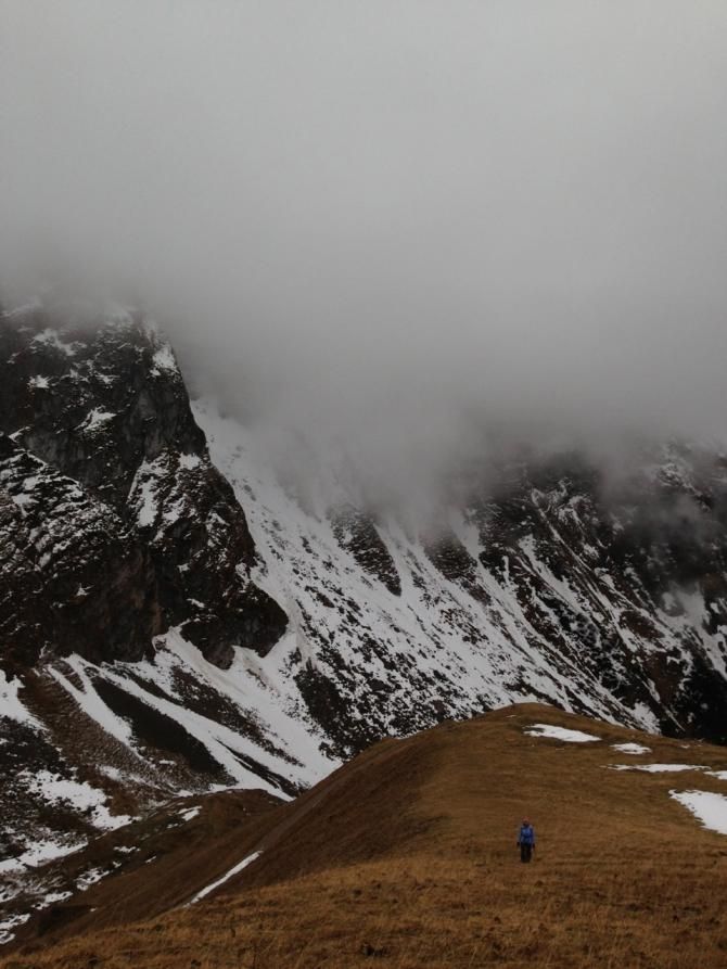 Hiking in Switzerland near lake Geneva
