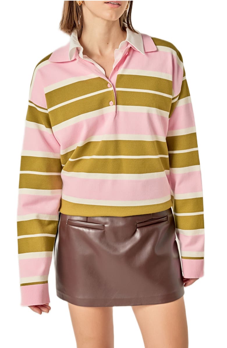 Stripe Polo Shirt
