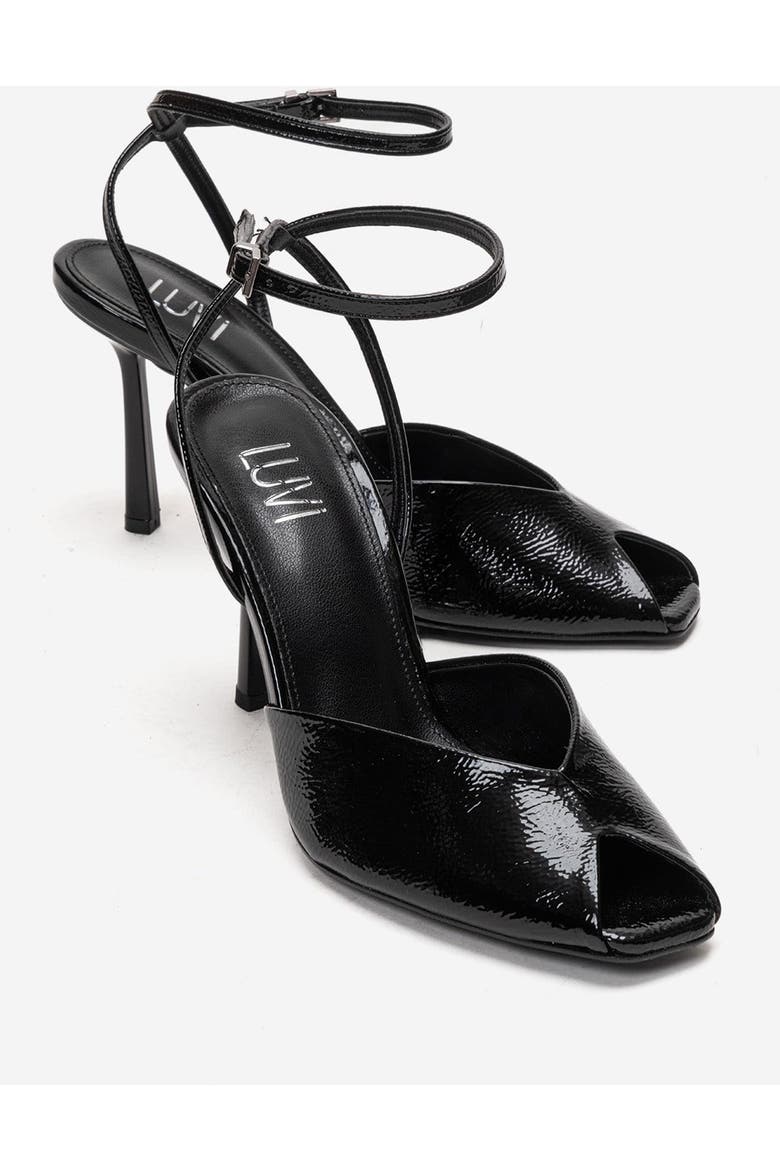 Slate Ankle Strap Stiletto Pump