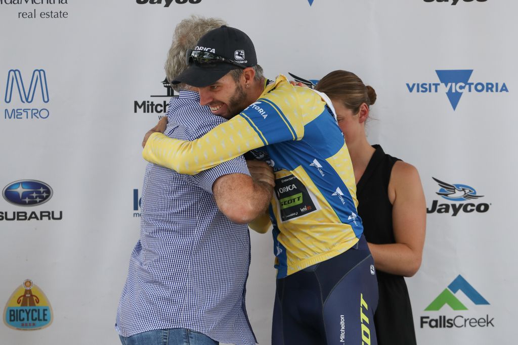 Team boss Gerry Ryan with Damien Howson