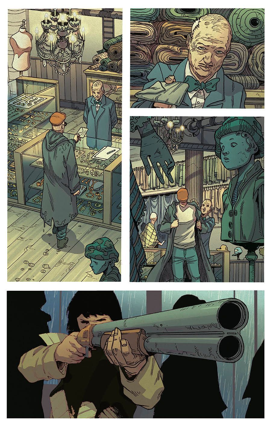 A sneak peak at the new "Blade Runner: 2029" comic series from Titan Comics.
