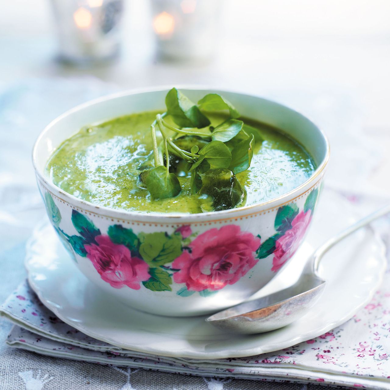 Chilled Watercess Pea and Mint Soup recipe-soup recipes-recipe ideas-new recipes-woman and home