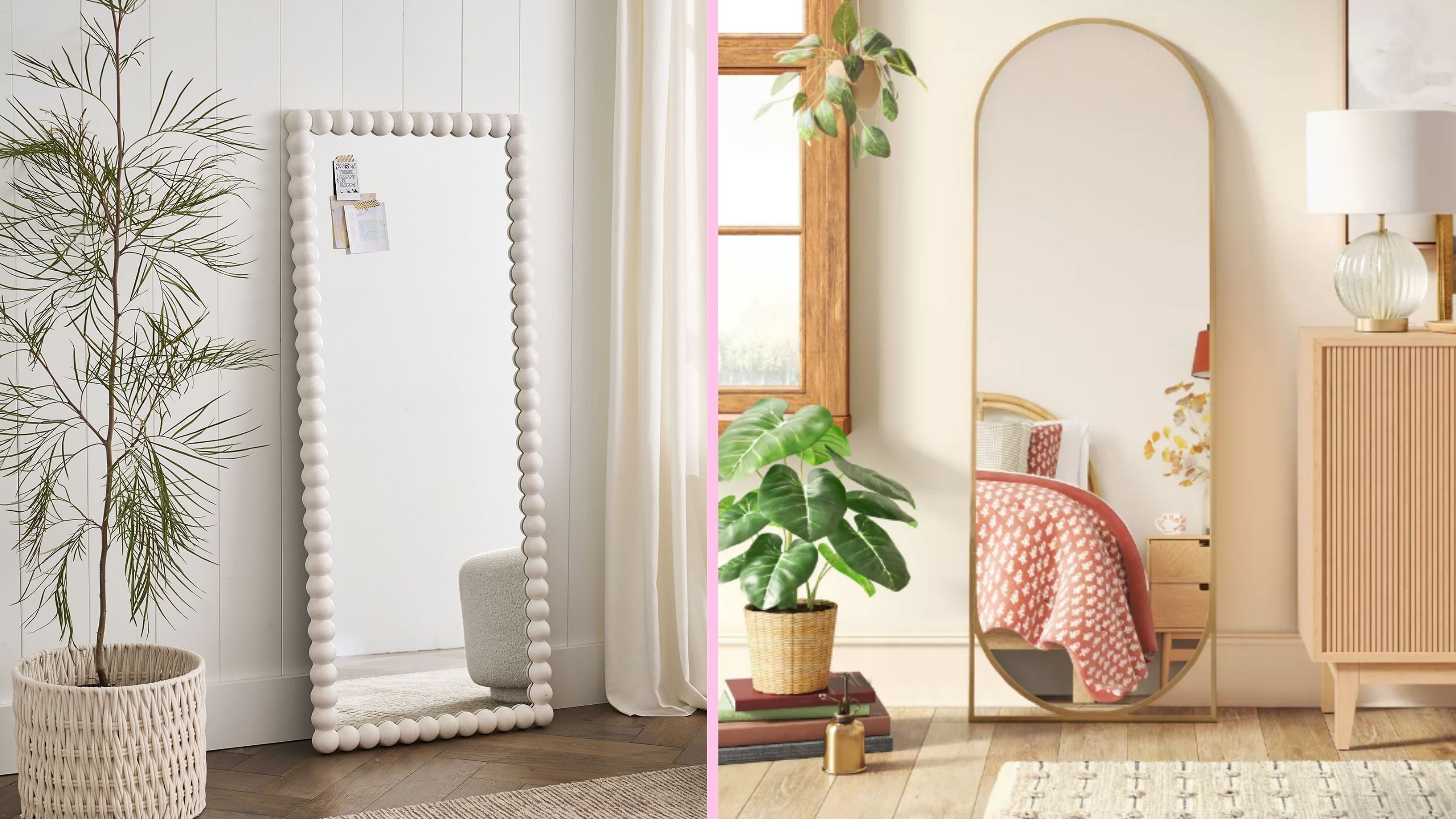 9 full-length mirrors to make a small space look larger — and in