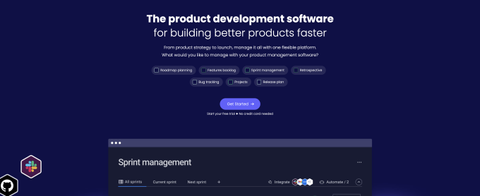 Monday Dev website screenshot April 2023