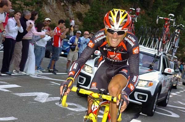 One of the favourites going into the Vuelta, Alejandro Valverde, battles to secure a top five GC position