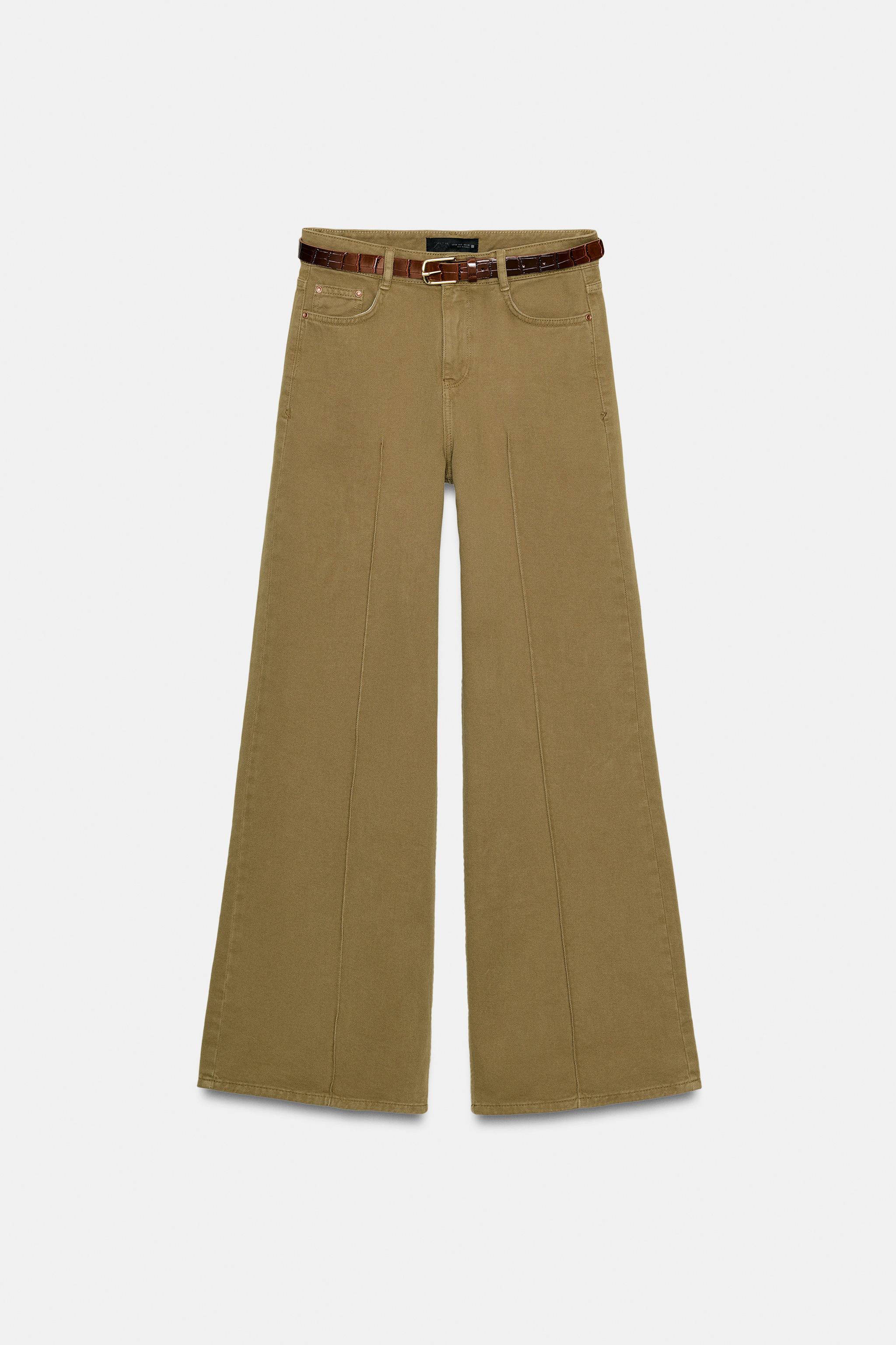 Z1975 Wide Leg Belted Jeans