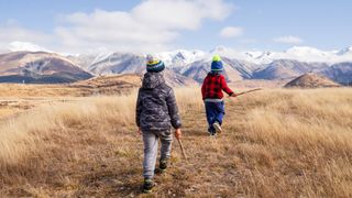 child-friendly summits: kids hiking in New Zealand