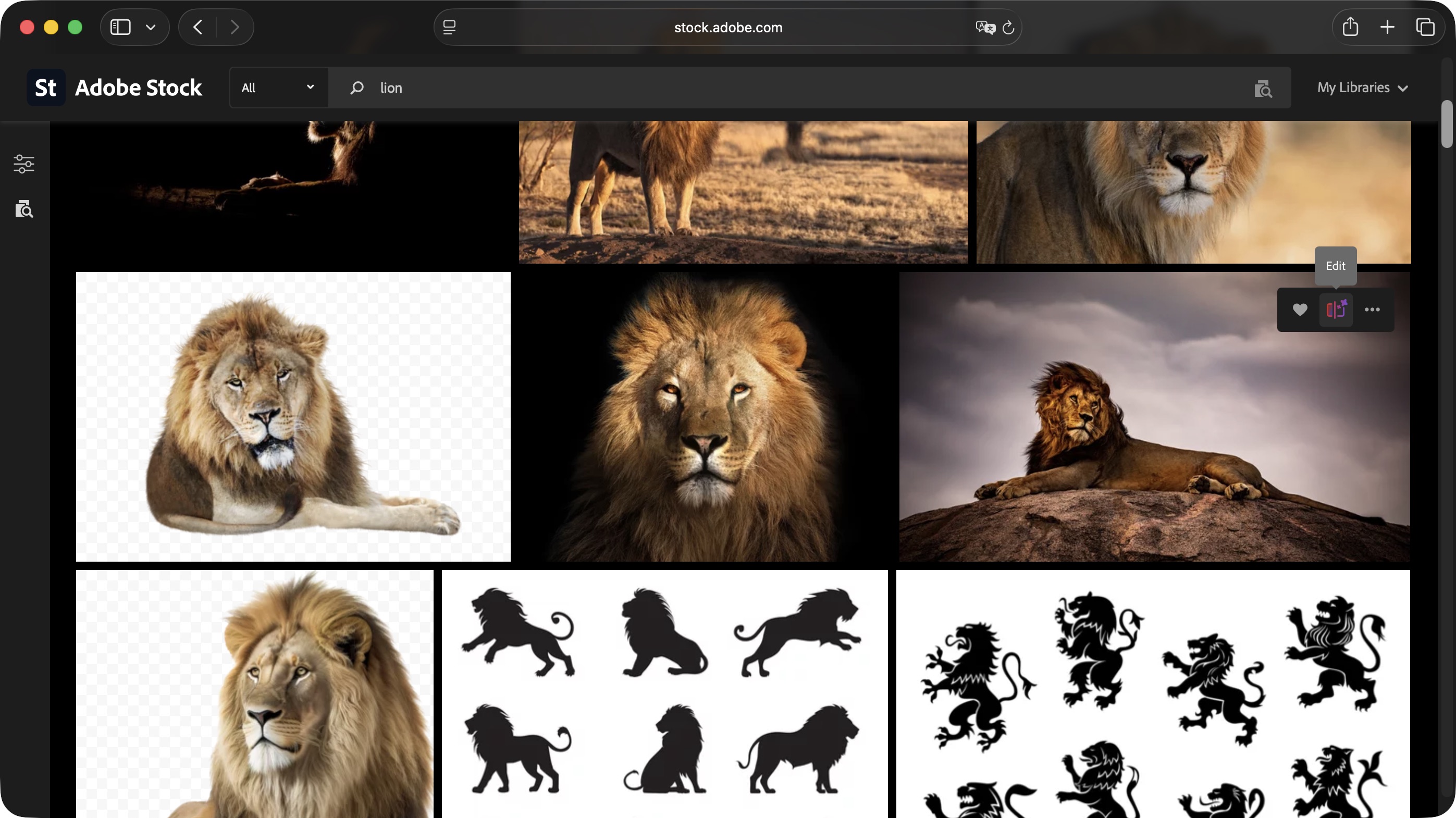 Usingf Adobe Stock's AI Studio tools on a Mac