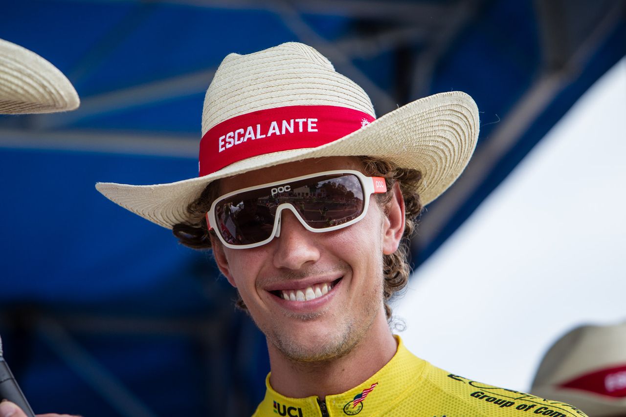 Kristofer Dahl (Silber) was all smiles on todays start stage