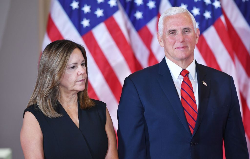 Mike Pence and Karen Pence.