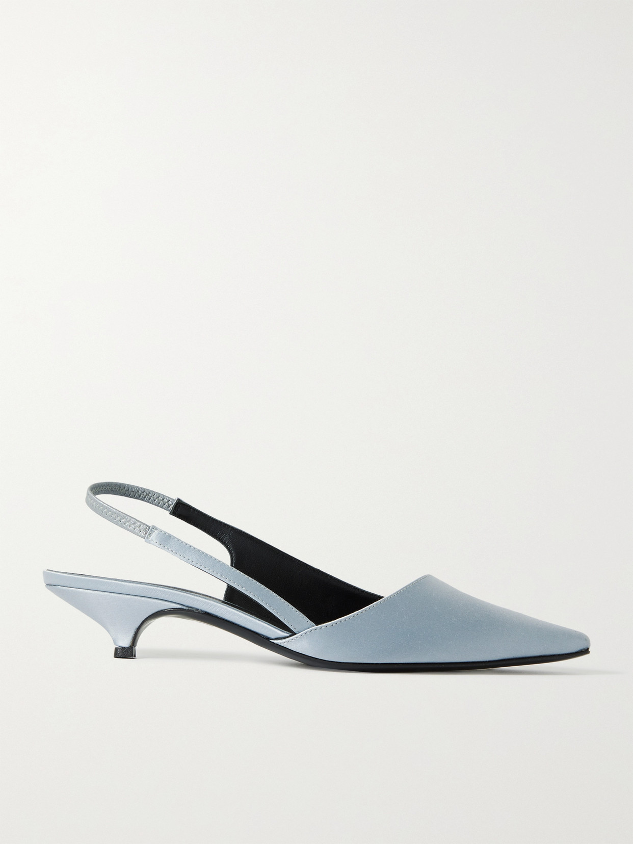 + NET SUSTAIN Sulue satin slingback pumps
