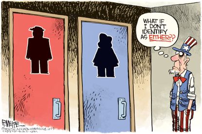 Political cartoon U.S. 2016 election third potty