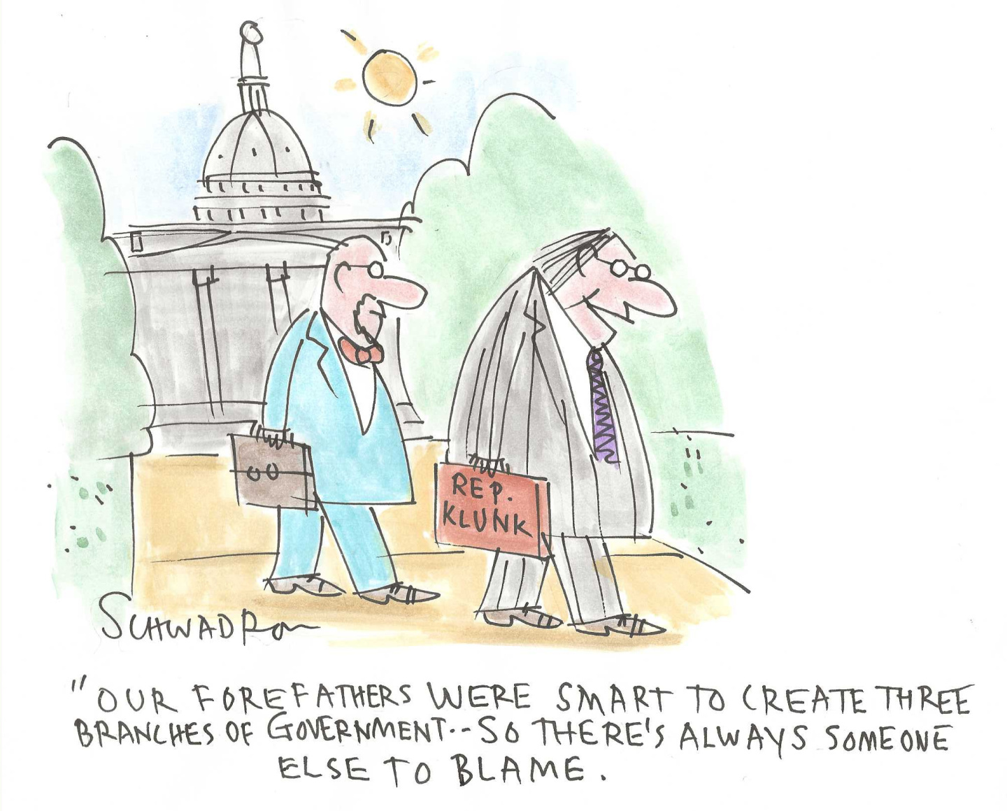 Political cartoon