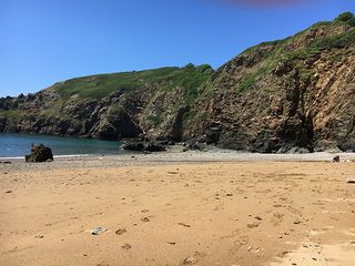 A beach on Sark