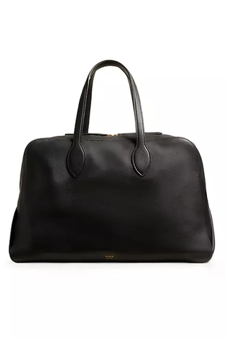 Khaite Large Maeve Leather Weekender Bag