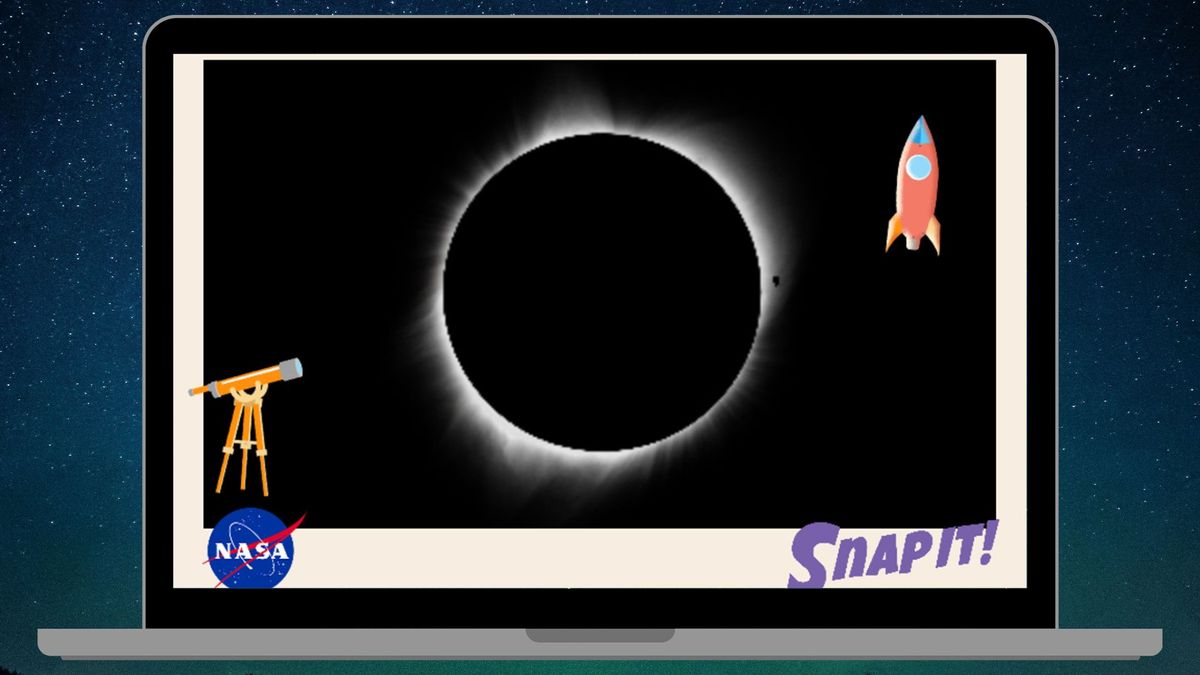 NASA «¡Captúralo!»  Juego de ordenador que enseña a los niños sobre los eclipses solares