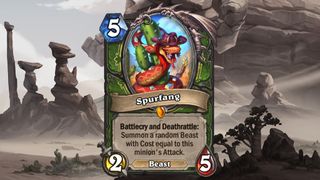 Card from Hearthstone's Showdown in the Badlands expansion.