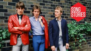  The Jam taken on the street in Tokyo, July 1980, Tokyo, Japan. Paul Weller, Bruce Foxton, Rick Buckle