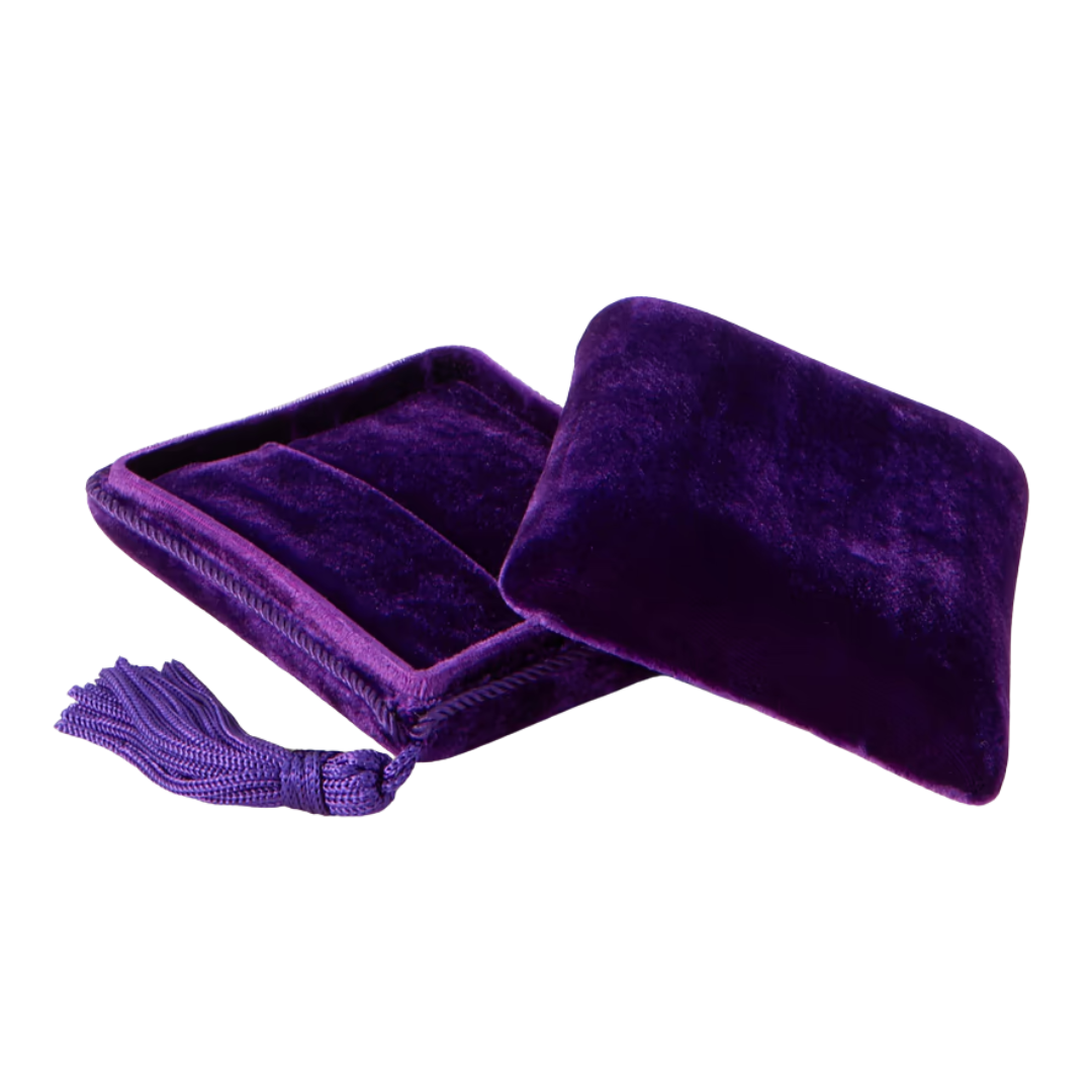 Tasseled Velvet Jewelry Box
