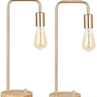 arched lamp set of two gold