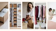 Keep household tidy with household tips collage