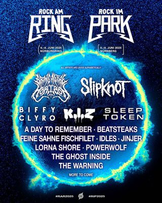 Rock Am Ring and Rock Im Park 2025 poster