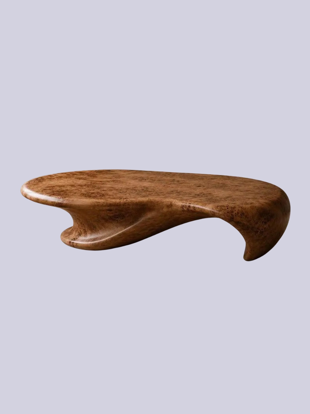 YKHANDICRAFTS, Sculptural Burl Wood Coffee Table