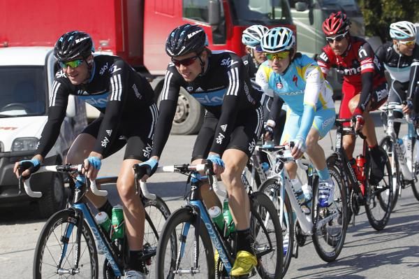 Team Sky's Ian Stannard and Edvald Boasson Hagen.
