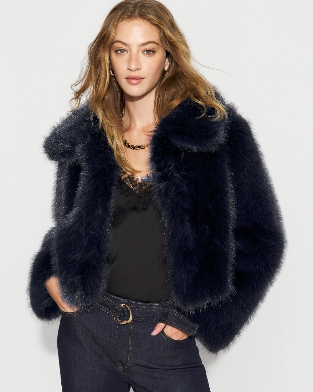 Faux Fur Coat