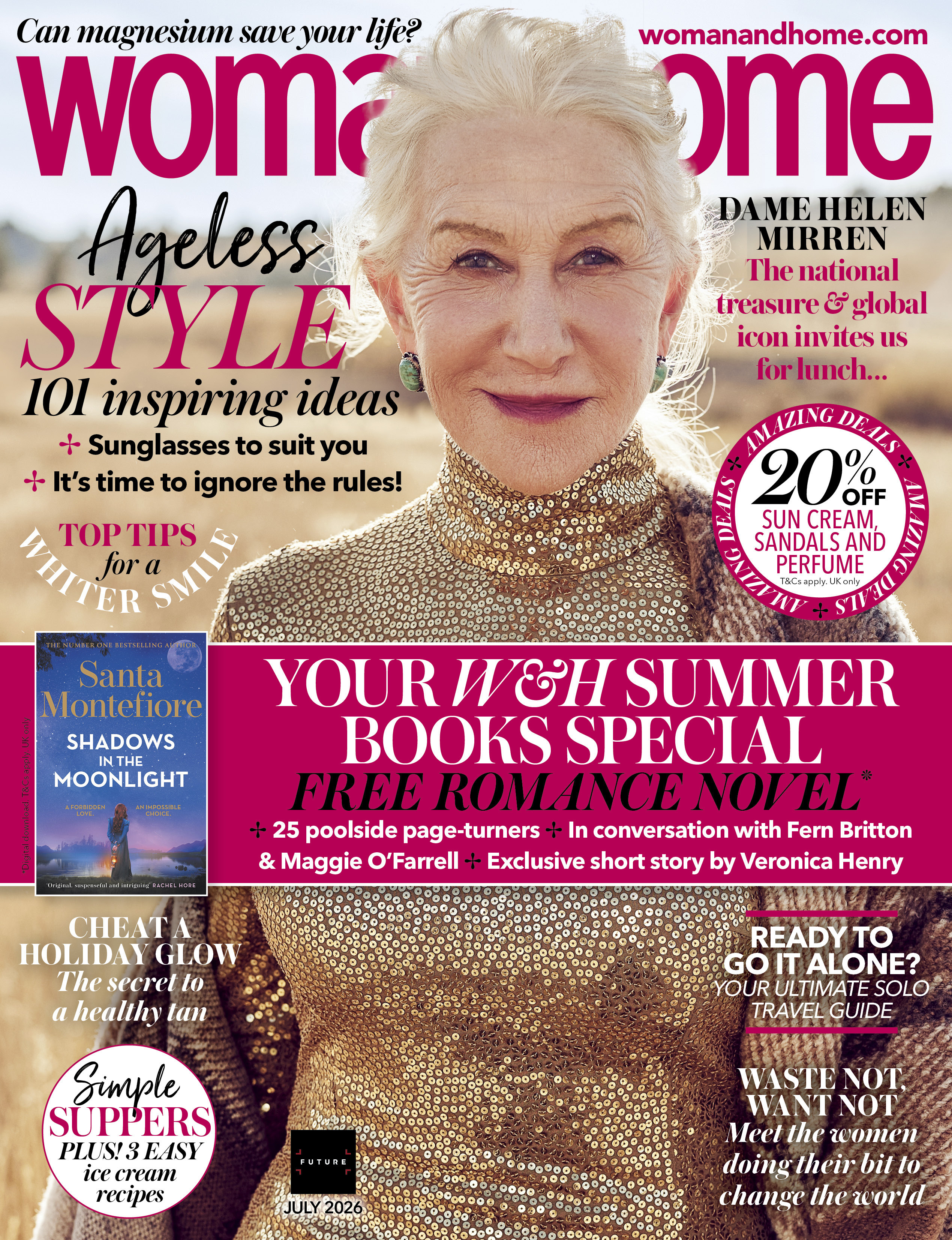woman&amp;amp;home July 2026 Cover