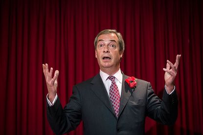 Nigel Farage says he forgot why he was in the Ecuadorean embassy.