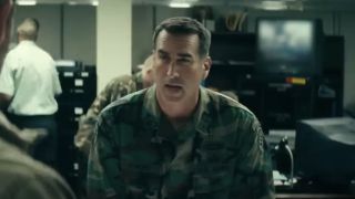 Rob Riggle in military fatigues in 12 Strong