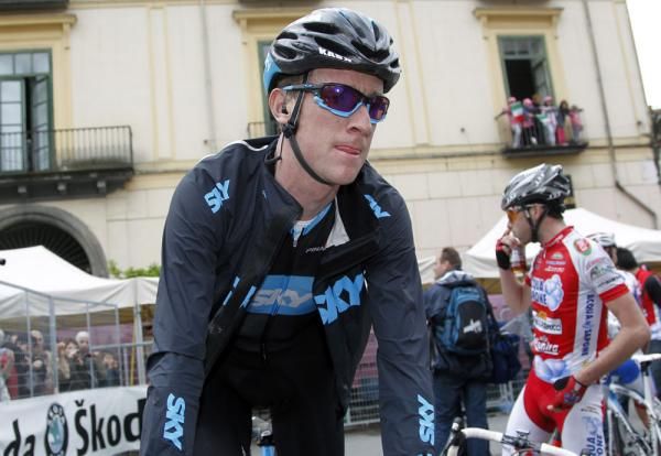 Bradley Wiggins (Team Sky) before the stage