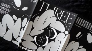 Cover illustration for Typeone magazine featuring stylised letters