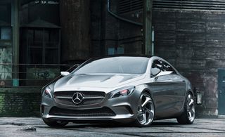 Mercedes Concept Style Coupe Ext Front Angry Red Eyes