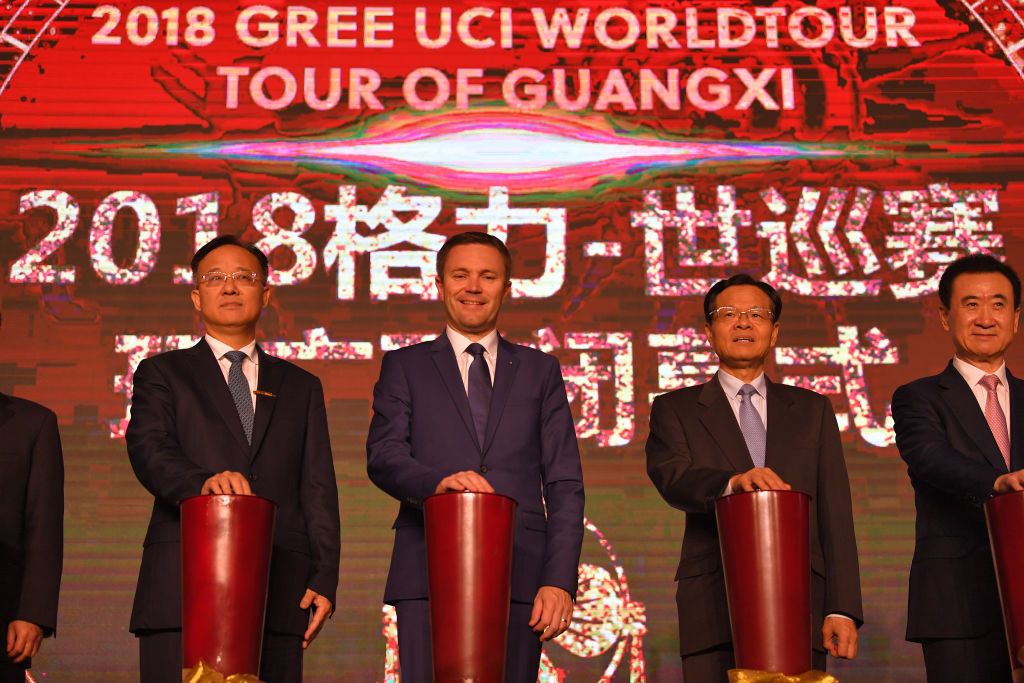 The dignitaries on stage at the 2018 Gala