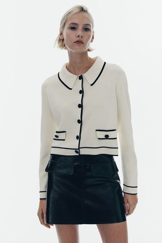 Cardigan With Collar