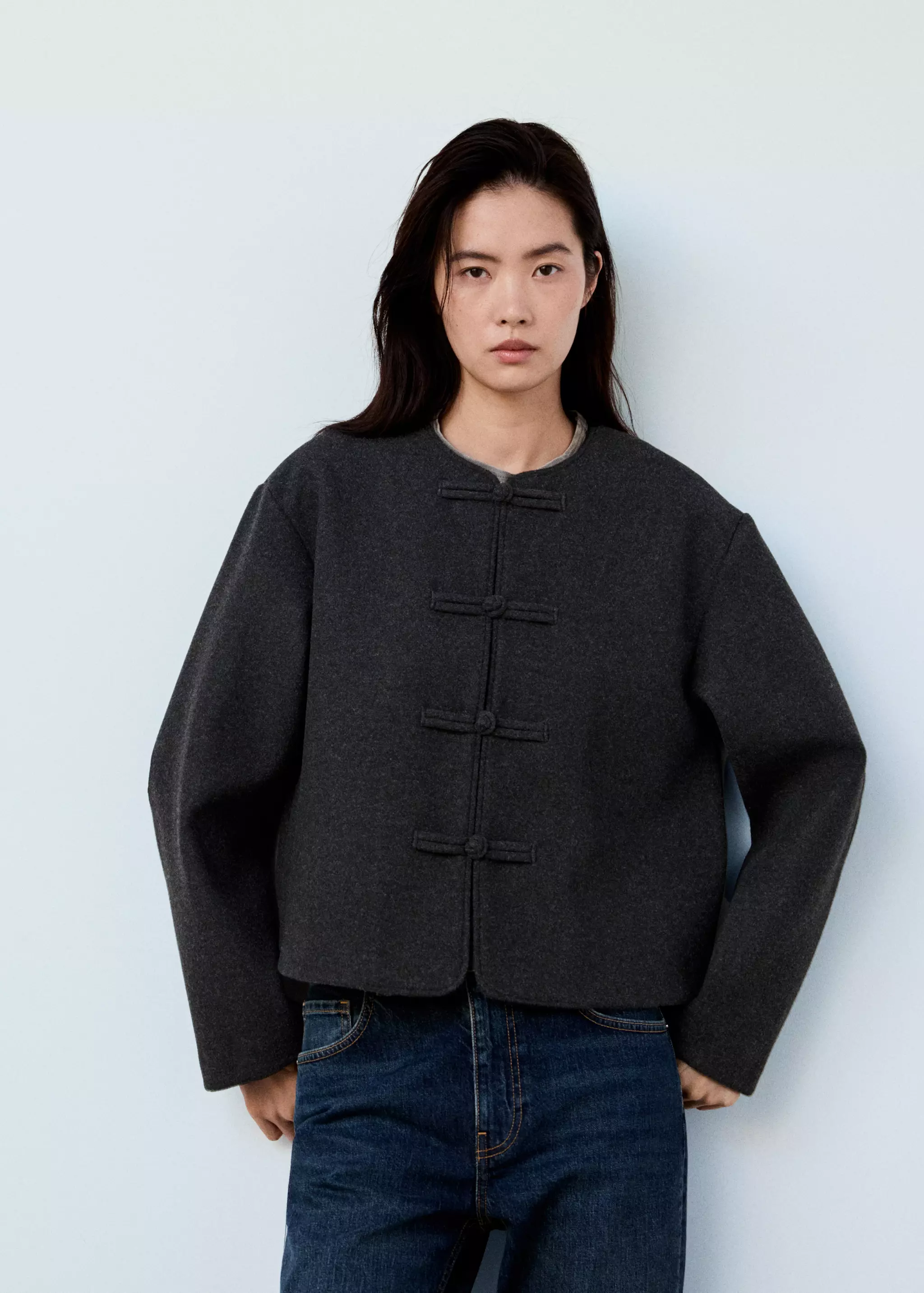 Straight Jacket With Toggle Fastening - Women | Mango United Kingdom