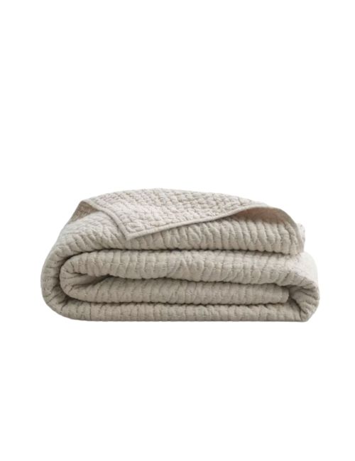 European Linen Cotton Stitch Quilt