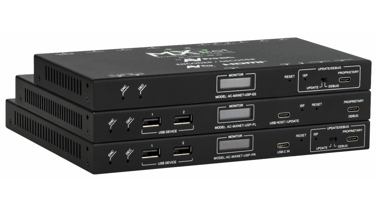 A new AVPro Edge streaming solution and wall plate kit. 