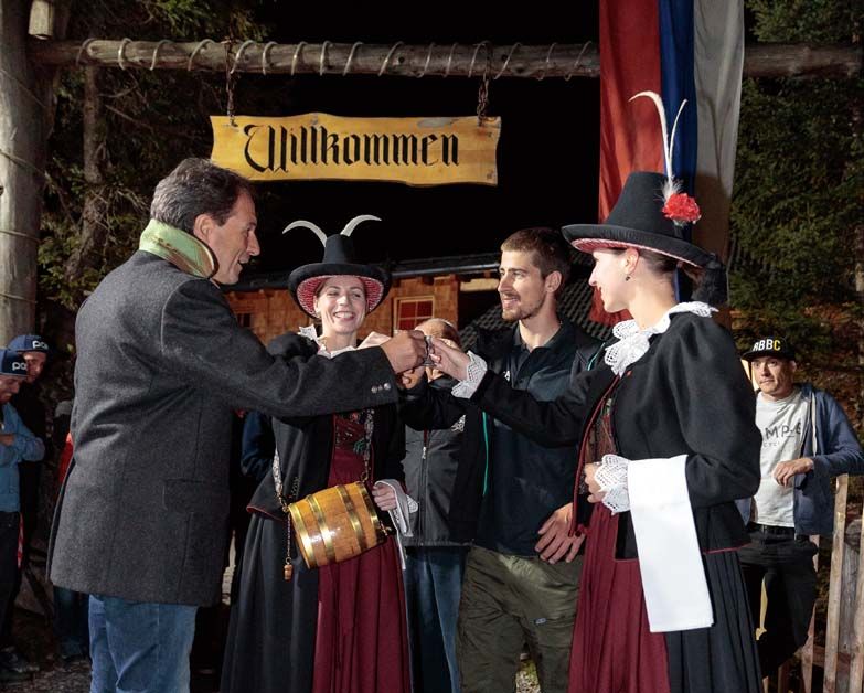 Peter Sagan is welcomed