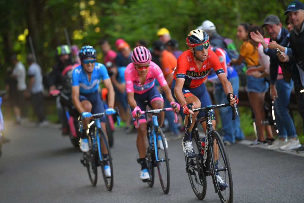Nibali, Carapaz and Landa on the attack late on stage 20