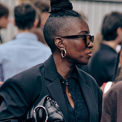 Nikki Ogunnaike wearing a blazer