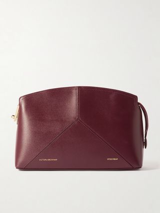 Victoria Paneled Leather Clutch