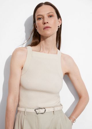 Square-Neck Tank Top