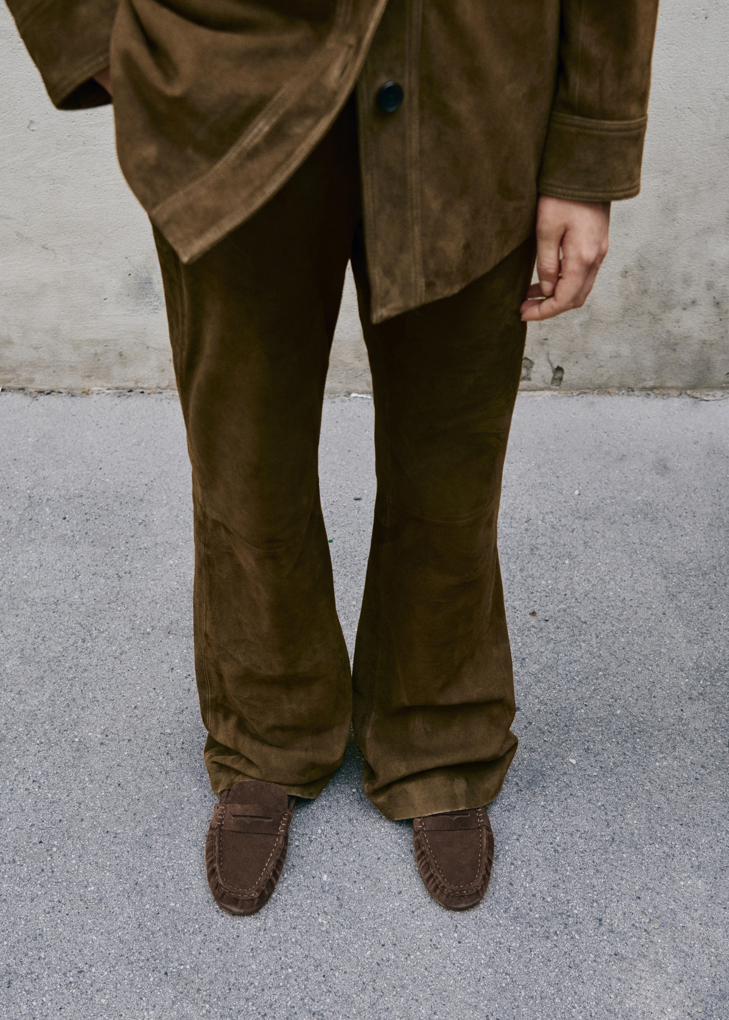 Suede Shoe With Ruched Toe - Women | Mango United Kingdom