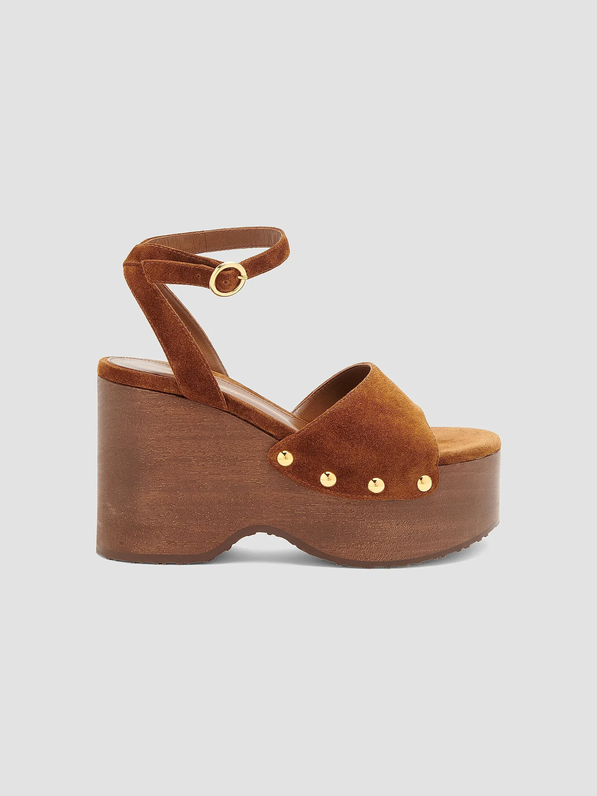 45mm Suede Platform Sandals