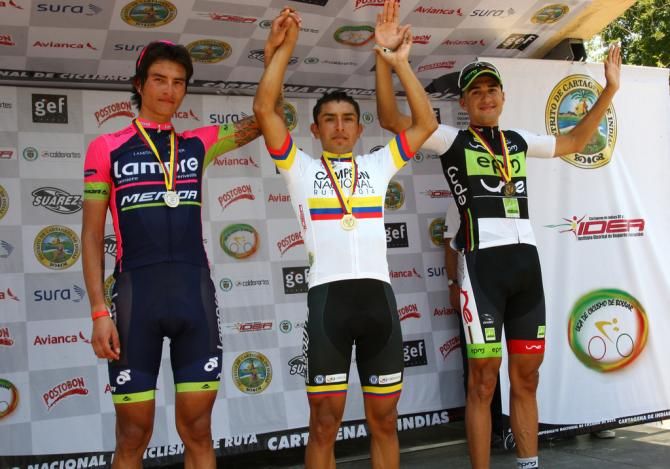 The podium of the Colombian National Championships